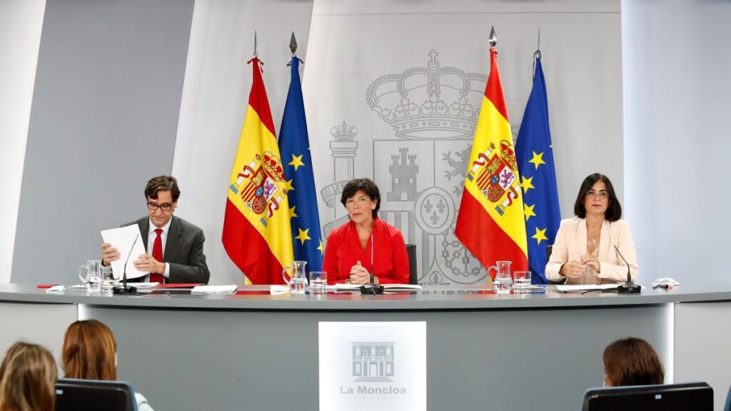 ministro sanidad ministra educación