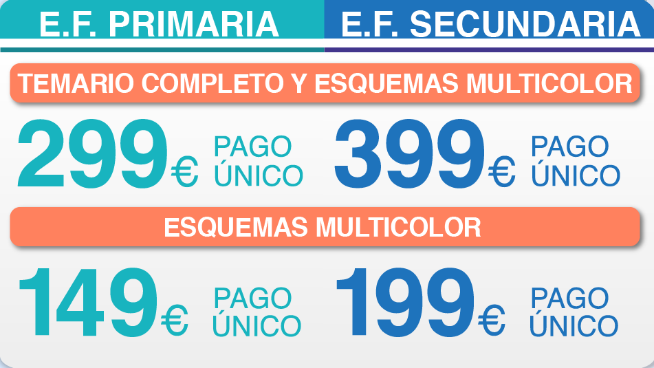 precios ef primaria y ef secundaria