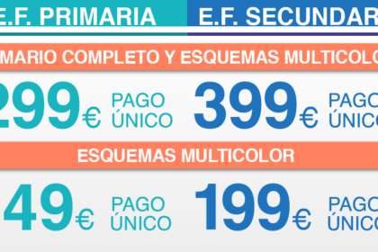 precios ef primaria y ef secundaria